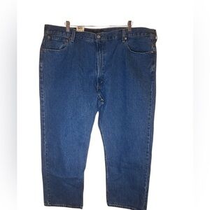 Levi's Men's 505 Regular Fit Jeans Big & Tall 48x30 Medium Wash NEW